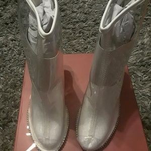 Transparent white sole Mackin j